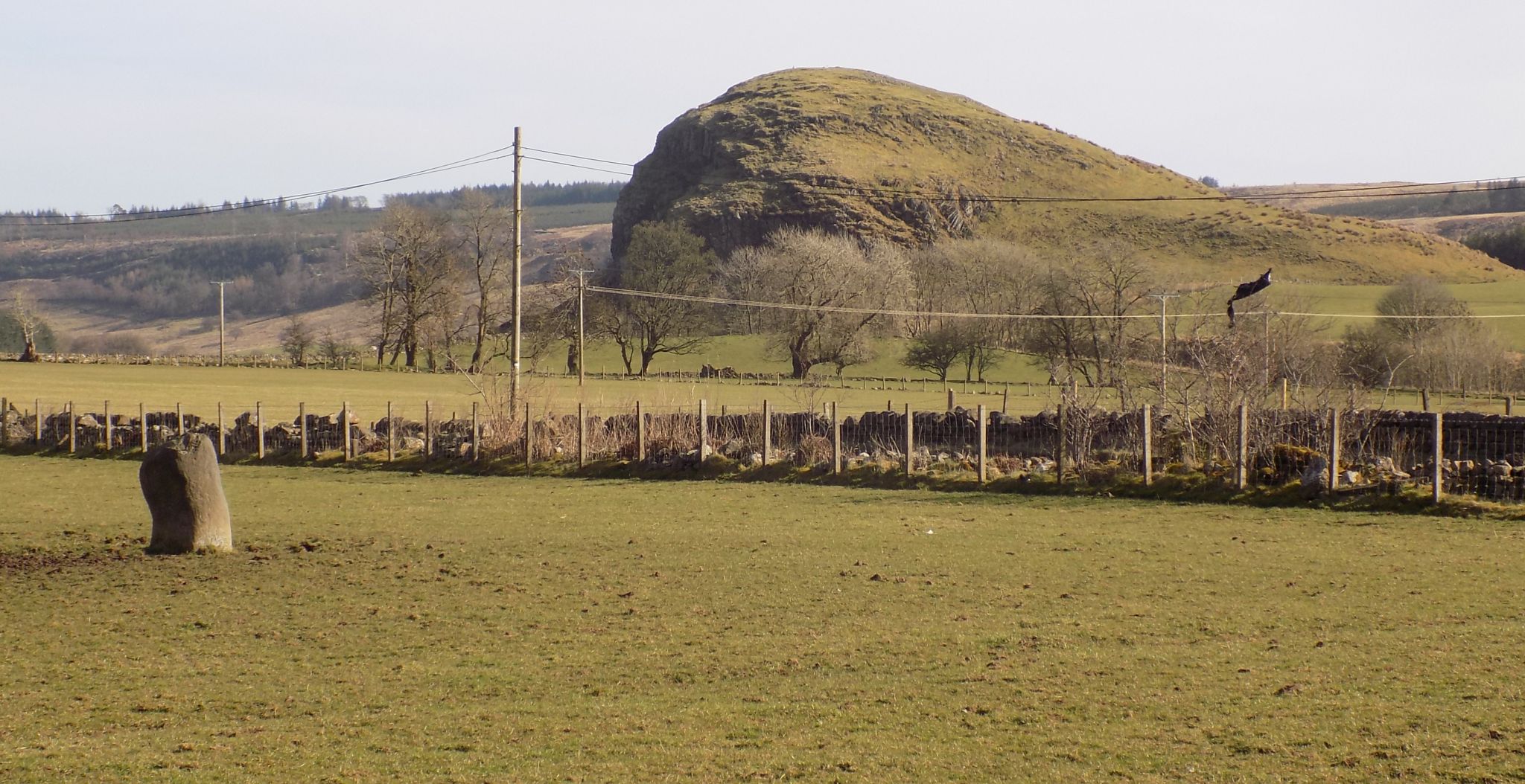 The escarpment of the Campsie Fells