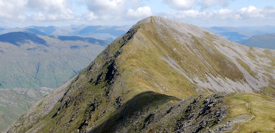 Gulvain to the north of Glenfinnan in Lochaber in Western Highlands of Scotland