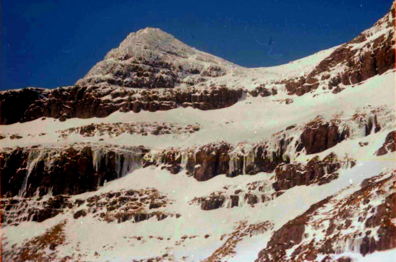 Winter ascent of Liathach in the Torridon Region of the NW Highlands of Scotland