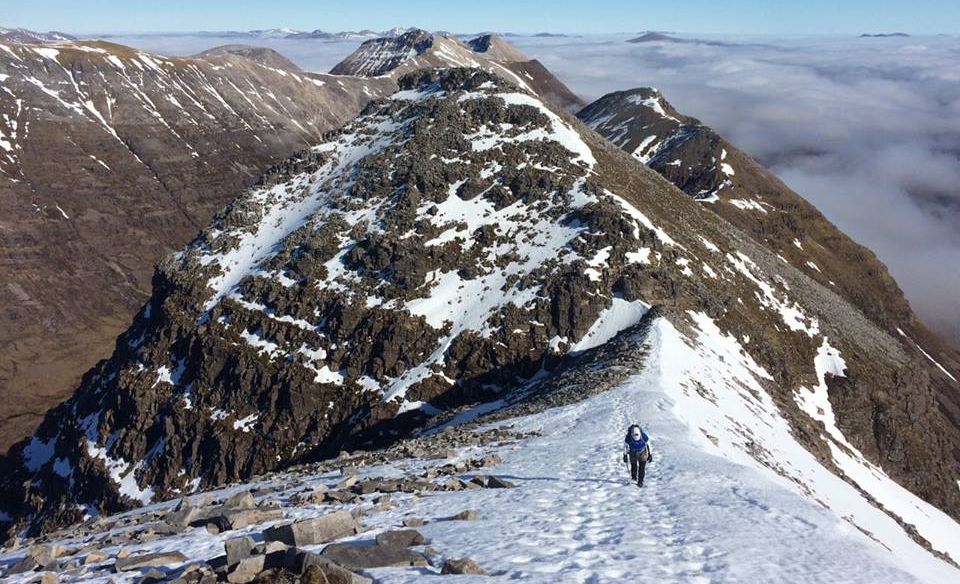 Liathach in the Torridon Region of the NW Highlands of Scotland