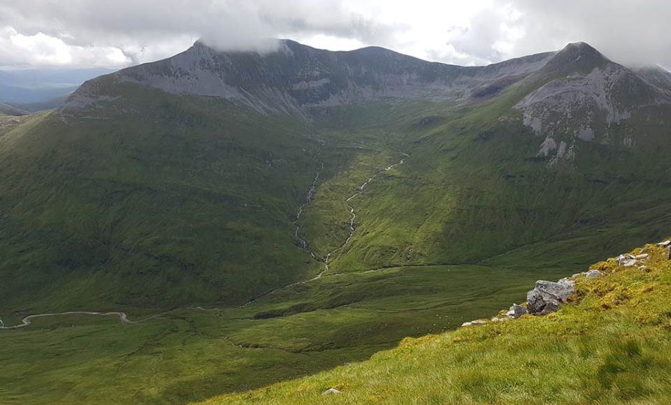 Binnein Mor and Na Gruagaicheann in the Mamores