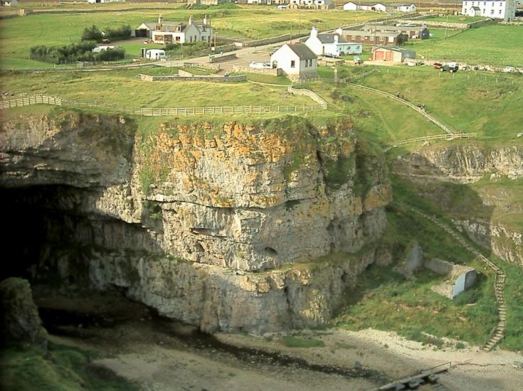 Durness Village above Smoocave in Northern Scotland