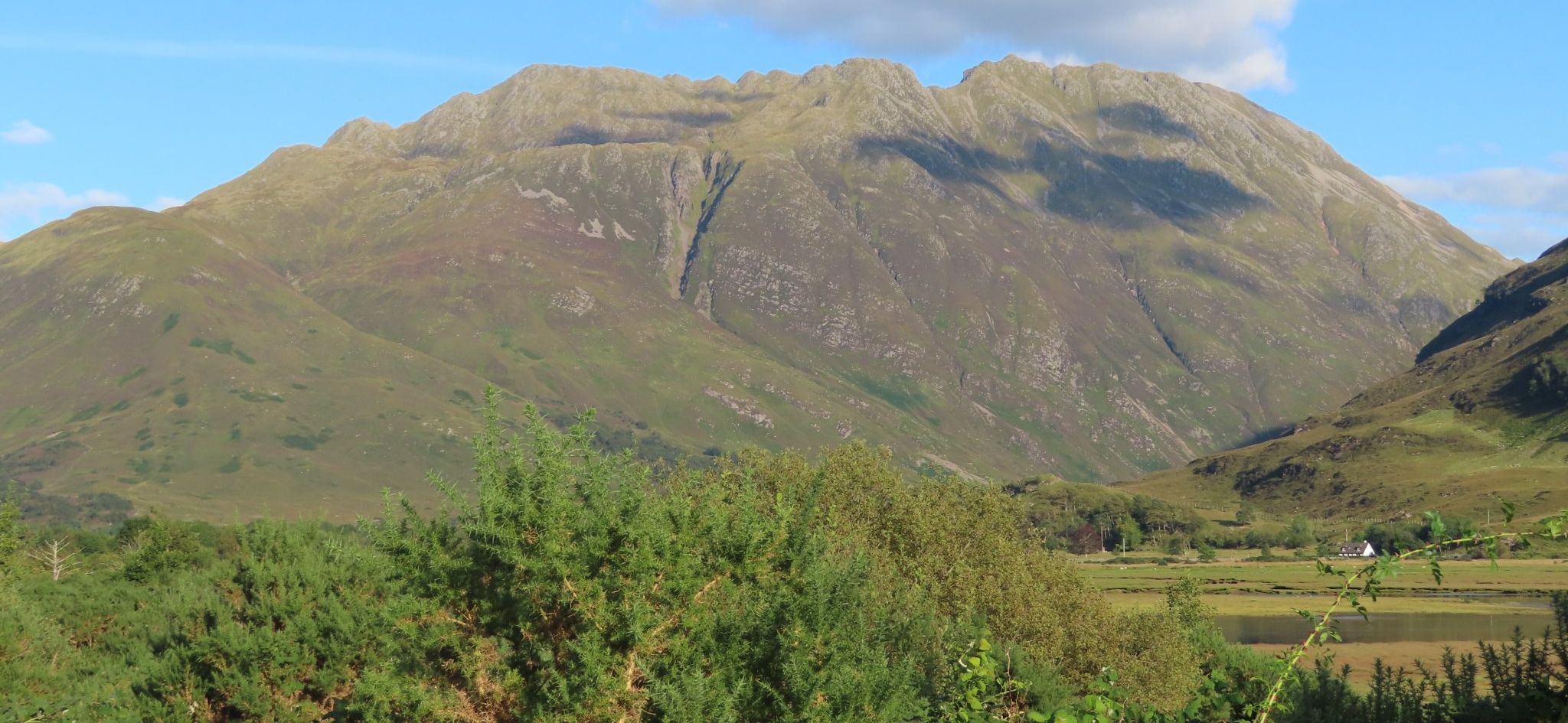 Beinn Fhada ( Attow ) above Gleann Lichd in NW Highlands of Scotland