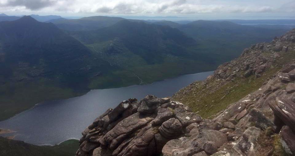 Loch na Sealga from An Teallach