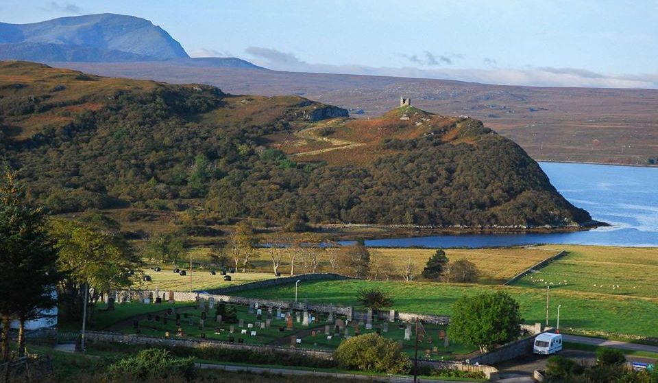 Ben Hope from Tongue in Highlands of Northern Scotland