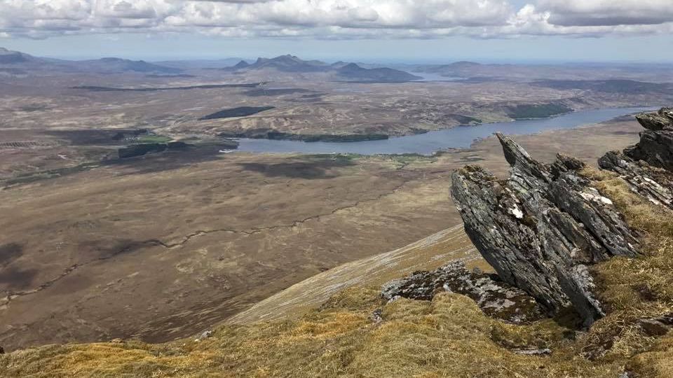 Ben Loyal from Ben Klibreck in Highlands of Northern Scotland