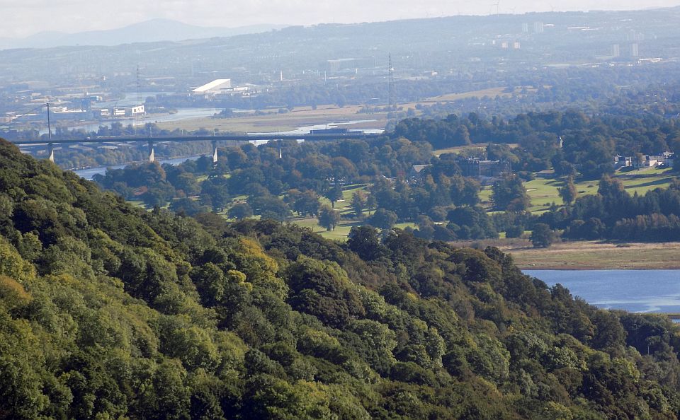 Erskine Bridge from Dunbowie Dun