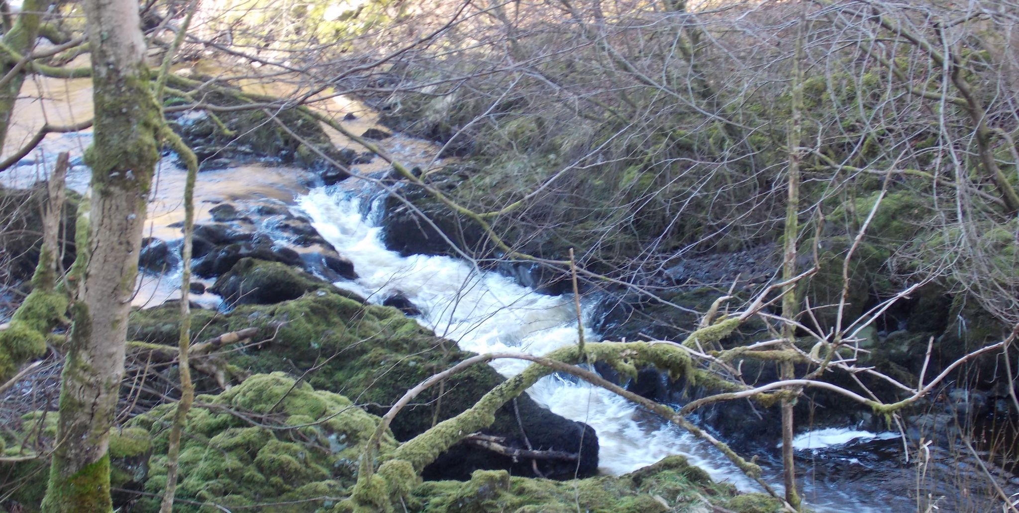 Auchenlillylinn Spout on Carron River