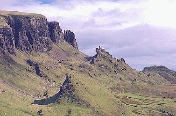 The Storr at Trotternish on the Isle of Skye in NW Scotland