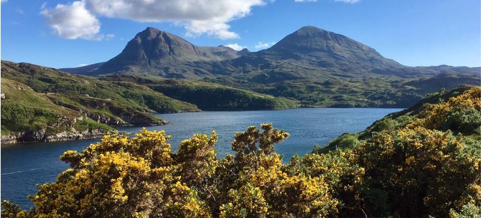 Cuillins on the Island of Skye from Kylesku