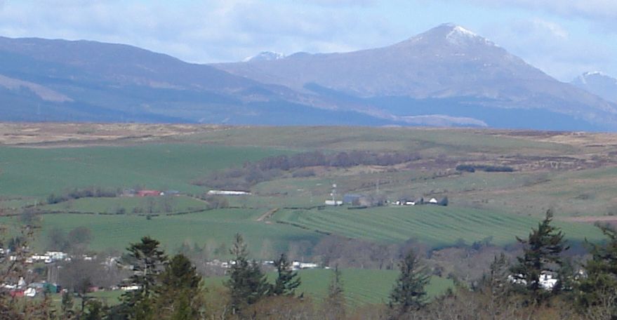 Ben Lomond on ascent to Stronend