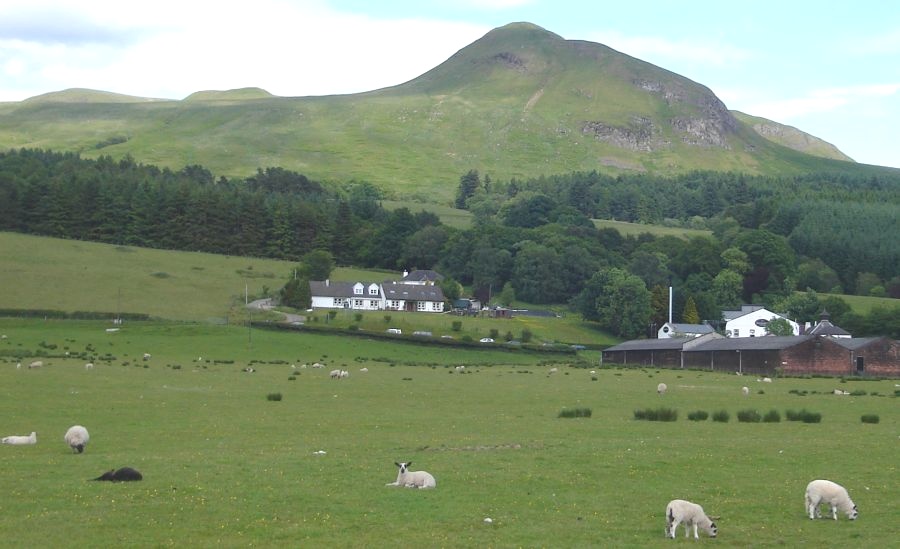 Glengoyne Distillery beneath Dumgoyne