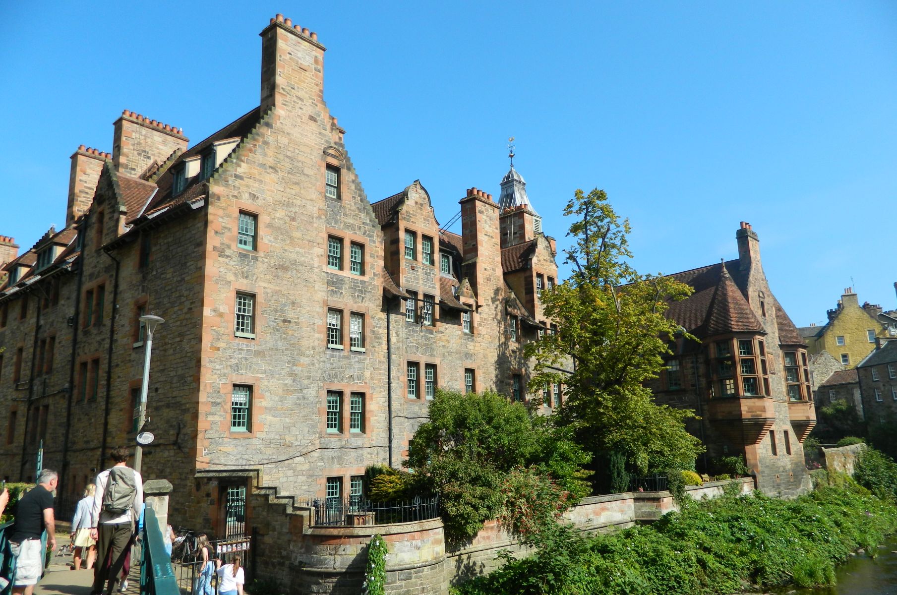 Dean Village above Water of Leith