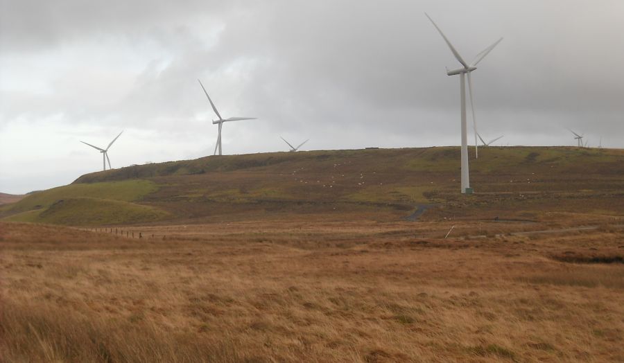 Blackwood Hill in Whitelee Windfarm