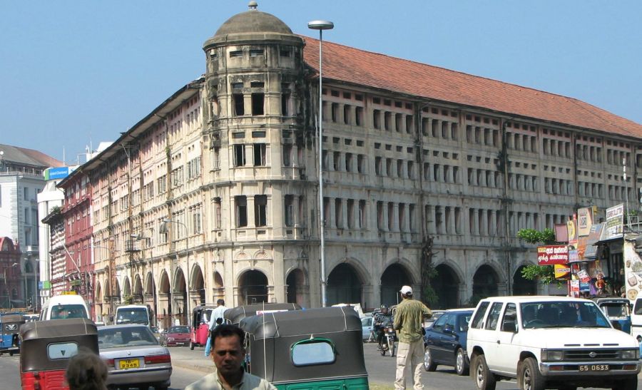 Ghaffoor Building in Main Street of the Fort District in Colombo City, Sri Lanka