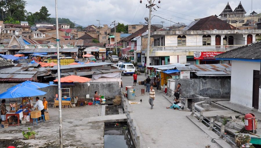 Parapat on Lake Toba