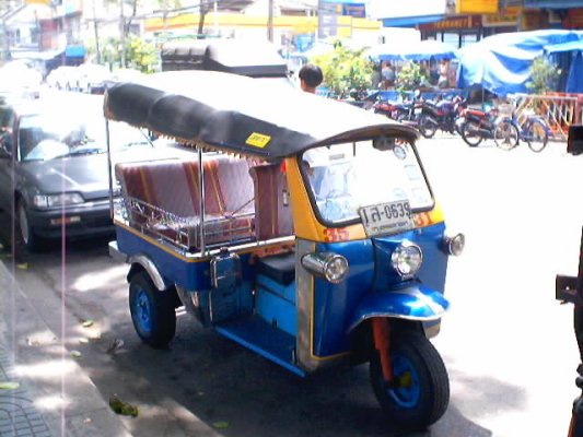 Tuk-tuk ( samlor ) in Bangkok