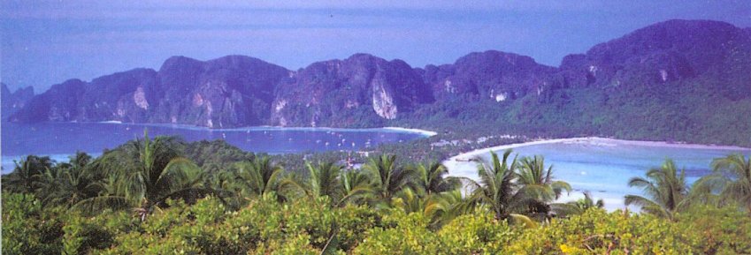 Ko Phi Phi in Phang Nga Bay in Southern Thailand