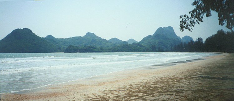 Beach at Ao Manao at Prachuap Kiri Khan