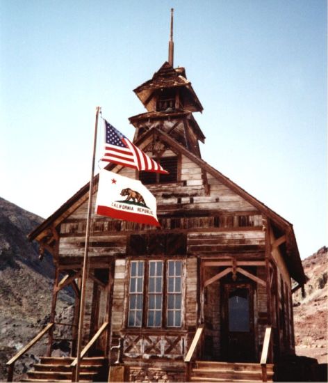 The School House in Calico Ghost Town