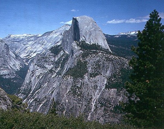 Half Dome in Yosemite Valley National Park in California