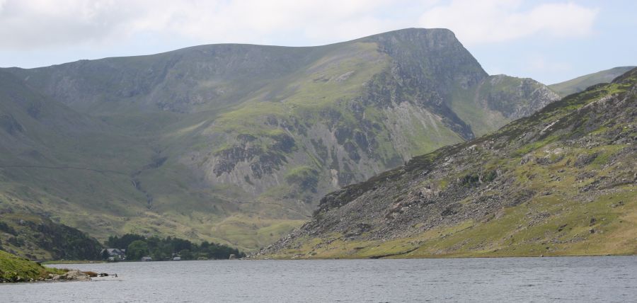 Hills & Valleys of Wales - Lyn Ogden beneath the Glyders