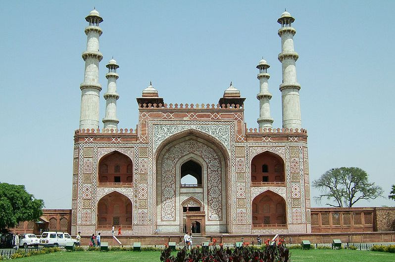 Photographs Of Akbar's Tomb In Agra