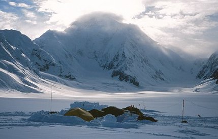 Mount Logan in the Yukon in Canada - the highest mountain in Canada and the second highest mountain in North America