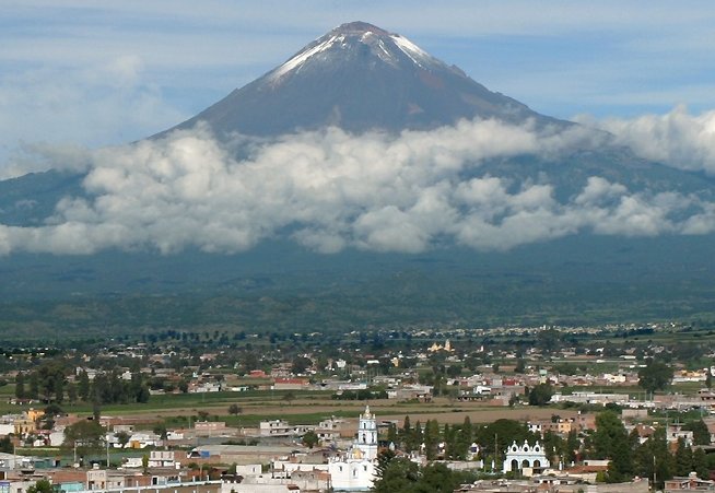 Popocatapetl - 5452 metres - second highest mountain in Mexico