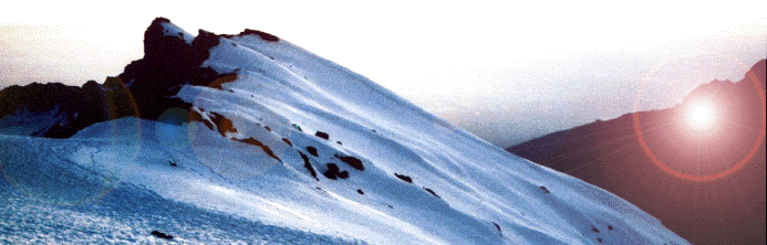 Mount Kilimanjaro in Tanzania - highest mountain in Africa